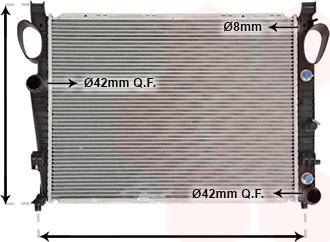 Van Wezel 30002311 - Radiators, Motora dzesēšanas sistēma ps1.lv