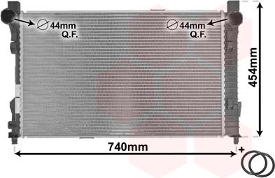 Van Wezel 30002338 - Radiators, Motora dzesēšanas sistēma ps1.lv