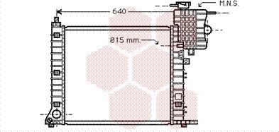 Van Wezel 30002264 - Radiators, Motora dzesēšanas sistēma ps1.lv