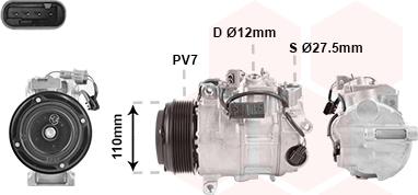 Van Wezel 3001K716 - Kompresors, Gaisa kond. sistēma ps1.lv