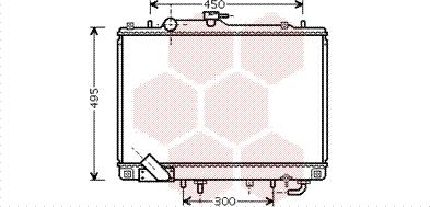 Van Wezel 32002157 - Radiators, Motora dzesēšanas sistēma ps1.lv