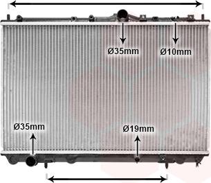 Van Wezel 32002101 - Radiators, Motora dzesēšanas sistēma ps1.lv