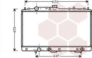 Van Wezel 32002114 - Radiators, Motora dzesēšanas sistēma ps1.lv