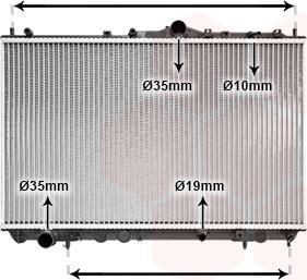 Van Wezel 32002116 - Radiators, Motora dzesēšanas sistēma ps1.lv