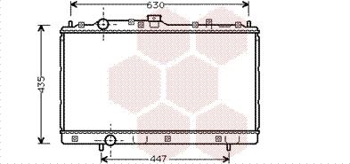 Van Wezel 32002113 - Radiators, Motora dzesēšanas sistēma ps1.lv