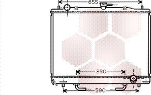 Van Wezel 32002170 - Radiators, Motora dzesēšanas sistēma ps1.lv