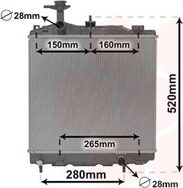 Van Wezel 32002266 - Radiators, Motora dzesēšanas sistēma ps1.lv