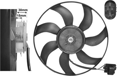 Van Wezel 3749744 - Ventilators, Motora dzesēšanas sistēma ps1.lv