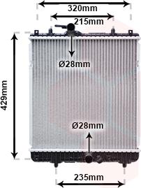 Van Wezel 37002542 - Radiators, Motora dzesēšanas sistēma ps1.lv