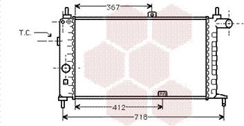 Van Wezel 37002064 - Radiators, Motora dzesēšanas sistēma ps1.lv