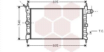 Van Wezel 37002022 - Radiators, Motora dzesēšanas sistēma ps1.lv