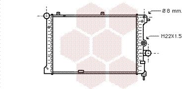 Van Wezel 37002168 - Radiators, Motora dzesēšanas sistēma ps1.lv