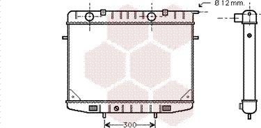 Van Wezel 37002188 - Radiators, Motora dzesēšanas sistēma ps1.lv