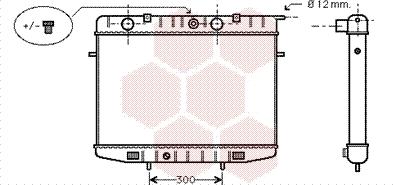 Van Wezel 37002175 - Radiators, Motora dzesēšanas sistēma ps1.lv