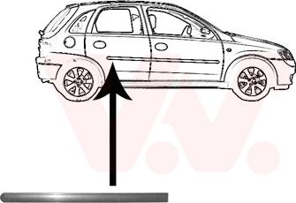 Van Wezel 3777426 - Apdare / Aizsarguzlika, Durvis ps1.lv