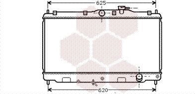 Van Wezel 25002016 - Radiators, Motora dzesēšanas sistēma ps1.lv