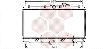 Van Wezel 25002011 - Radiators, Motora dzesēšanas sistēma ps1.lv