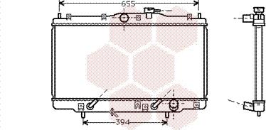 Van Wezel 25002071 - Radiators, Motora dzesēšanas sistēma ps1.lv