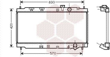 Van Wezel 25002077 - Radiators, Motora dzesēšanas sistēma ps1.lv