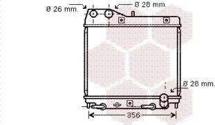 Van Wezel 25002161 - Radiators, Motora dzesēšanas sistēma ps1.lv