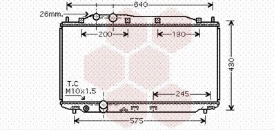 Van Wezel 25002191 - Radiators, Motora dzesēšanas sistēma ps1.lv