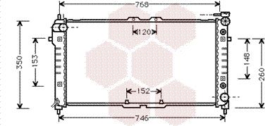 Van Wezel 27002037 - Radiators, Motora dzesēšanas sistēma ps1.lv