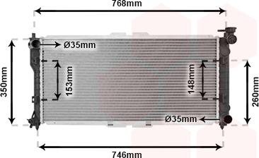 Van Wezel 27002027 - Radiators, Motora dzesēšanas sistēma ps1.lv