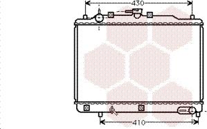 Van Wezel 27002070 - Radiators, Motora dzesēšanas sistēma ps1.lv