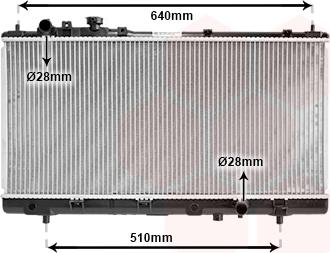 Van Wezel 27002151 - Radiators, Motora dzesēšanas sistēma ps1.lv