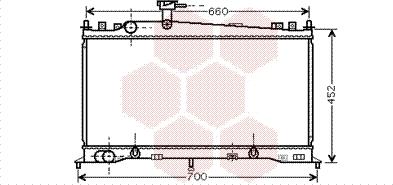 Van Wezel 27002161 - Radiators, Motora dzesēšanas sistēma ps1.lv