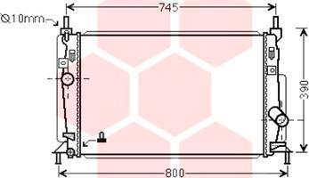 Van Wezel 27002246 - Radiators, Motora dzesēšanas sistēma ps1.lv