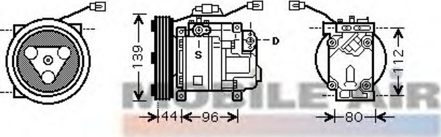 Van Wezel 2700K198 - Kompresors, Gaisa kond. sistēma ps1.lv