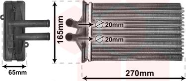 Van Wezel 74006082 - Siltummainis, Salona apsilde ps1.lv