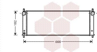 Van Wezel 74002045 - Radiators, Motora dzesēšanas sistēma ps1.lv