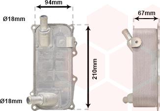 Van Wezel 74013700 - Eļļas radiators, Automātiskā pārnesumkārba ps1.lv