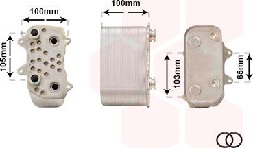 Van Wezel 74013702 - Eļļas radiators, Automātiskā pārnesumkārba ps1.lv