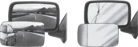 Van Wezel 7056 - Spoguļstikls, Ārējais atpakaļskata spogulis ps1.lv