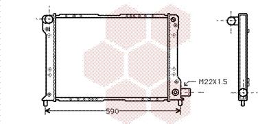 Van Wezel 73002012 - Radiators, Motora dzesēšanas sistēma ps1.lv