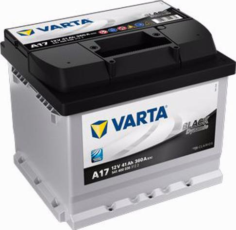 Varta 541400036 - Startera akumulatoru baterija ps1.lv