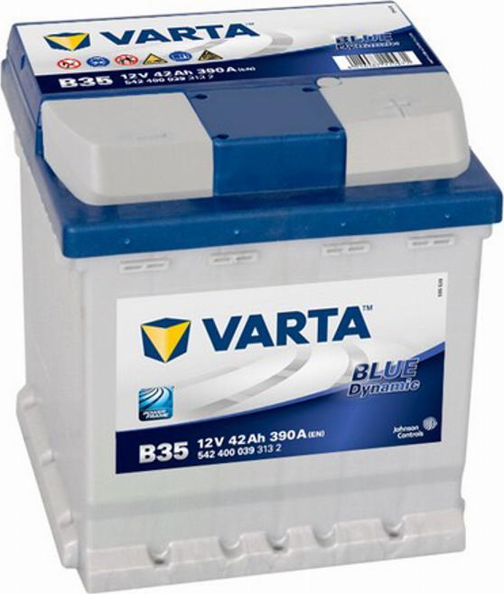 Varta 542400039 - Startera akumulatoru baterija ps1.lv