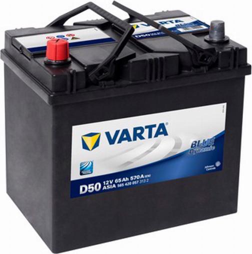 Varta 565420057 - Startera akumulatoru baterija ps1.lv