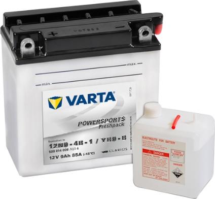 Varta 509014008A514 - Startera akumulatoru baterija ps1.lv