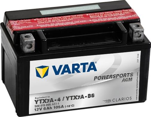 Varta 506015005A514 - Startera akumulatoru baterija ps1.lv