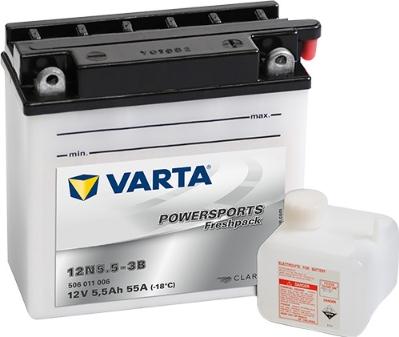 Varta 506011006I314 - Startera akumulatoru baterija ps1.lv