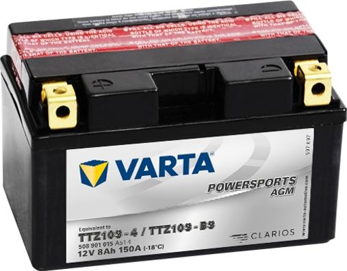 Varta 508901015A514 - Startera akumulatoru baterija ps1.lv