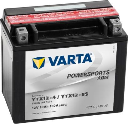 Varta 510012009A514 - Startera akumulatoru baterija ps1.lv