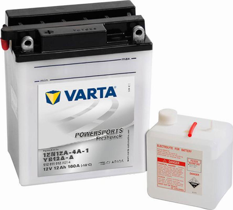 Varta 512 011 012 - Startera akumulatoru baterija ps1.lv