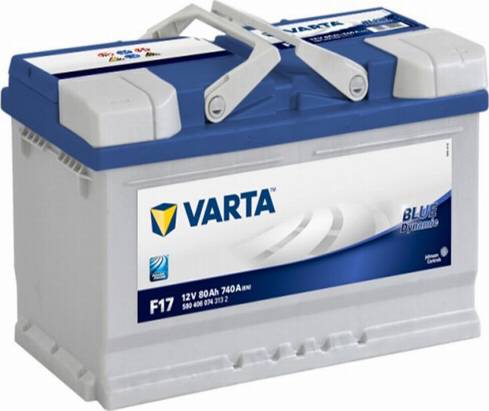 Varta 580406074 - Startera akumulatoru baterija ps1.lv