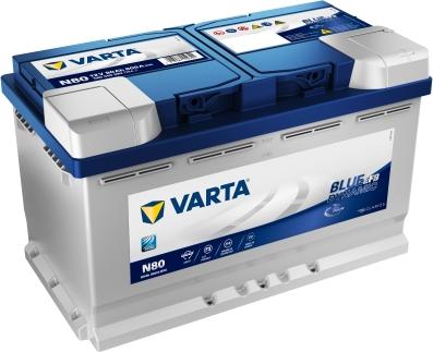 Varta 580500080D842 - Startera akumulatoru baterija ps1.lv