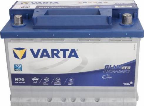 Varta 570500076 - Startera akumulatoru baterija ps1.lv